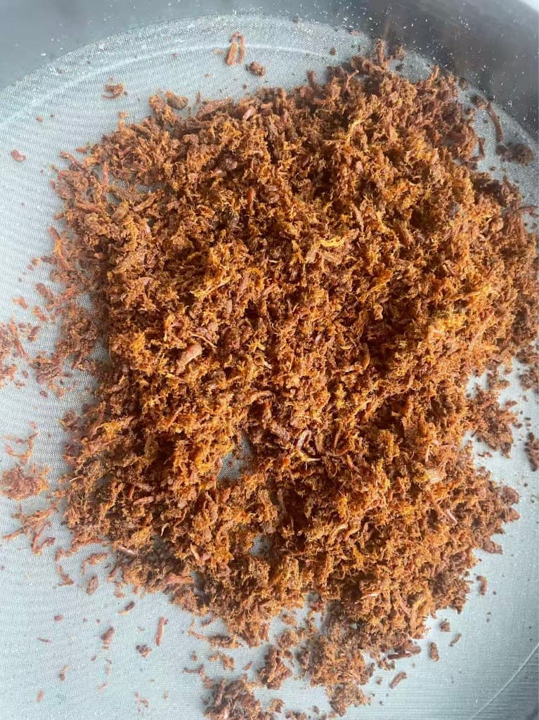 Fresh food maker meat floss: whole meat, senior-friendly snacks
